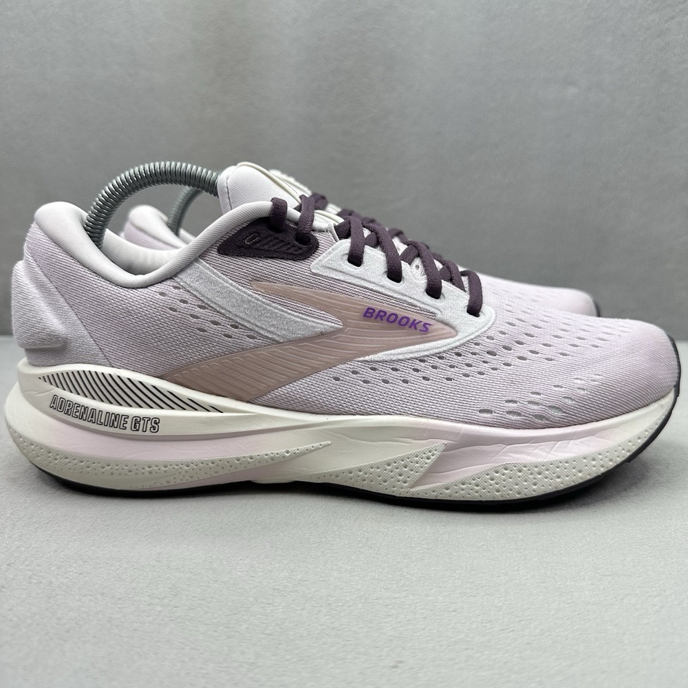 Womens Size 10.5 (B) Brooks Adrenaline GTS 24 Shoes Orchid Running Sneakers EUC